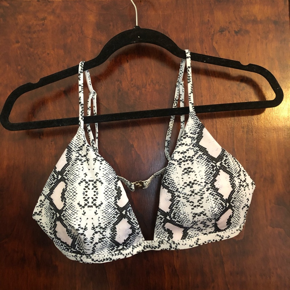 Snake Skin Zaful Bikini Top